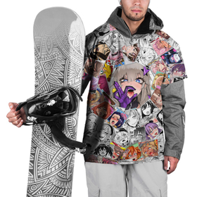 Накидка на куртку 3D с принтом Ahegao завихрение в Санкт-Петербурге, 100% полиэстер |  | ahegao | anime | manga | аниме | ахегао | коллаж | манга | паттерн