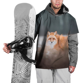 Накидка на куртку 3D с принтом Лиса в Тюмени, 100% полиэстер |  | Тематика изображения на принте: fox | foxy | животное | звери | лиса | лисенок | лисичка | милая | рыжая | фокс