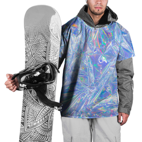Накидка на куртку 3D с принтом 3d ice glitch в Новосибирске, 100% полиэстер |  | 3d | 3д | glitch | ice | блеск | блестки | глитч | глич | лед | мятая | пакет | свечение