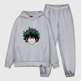 Мужской костюм хлопок OVERSIZE с принтом Izuku Midoriya в Екатеринбурге,  |  | anime | anime and manga | boku no hero academia | manga | midoriya | my hero academia | аниме | манга | мидория | моя геройская академия