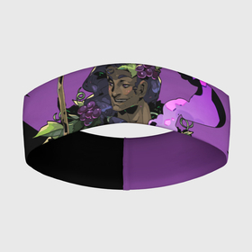 Повязка на голову 3D с принтом Hades   Дионис ,  |  | hades | бог | босс | виноград | дионис | игра | компьютерная | лого | логотип | мифология | подарок | половина | фиолетовый | хейдc | хэйдс | черный