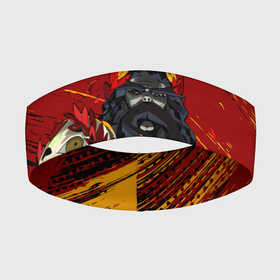 Повязка на голову 3D с принтом Hades   Аид в Новосибирске,  |  | hades | аид | бог | босс | игра | компьютерная | красный | лого | логотип | мифология | олимп | подарок | хейдc | хэйдс | черный
