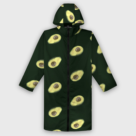 Дождевик унисекс 3D с принтом Авокадо в городе Новоалтайск,  |  | low poly avocado | авокадо | авокадо с косточкой | растение | фрукт