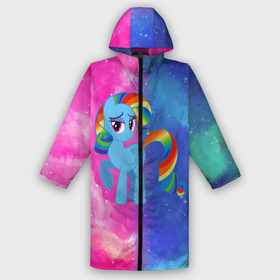 Дождевик унисекс 3D с принтом Радуга Дэш в городе Новоалтайск,  |  | baby | girl | horse | kawaii | luna | my little pony | princess | rainbow | rainbow dash | девочкам | девочки | детям | единорог | животные | кавайный | конь | лошадь | луна | малыш | облака | пегас | пинки пай | пони | радуга дэш