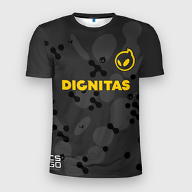 Мужская футболка 3D спортивная с принтом Dignitas Jersey pro (2021 22) в Новосибирске, 100% полиэстер с улучшенными характеристиками | приталенный силуэт, круглая горловина, широкие плечи, сужается к линии бедра | 0x000000123 | csgo | dignitas | f0rest | friberg | дигнитас | кс | форма