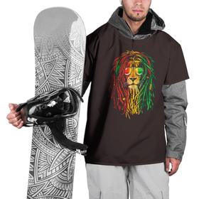Накидка на куртку 3D с принтом Bob lion , 100% полиэстер |  | Тематика изображения на принте: bob_marley | dreadlocks | hippie | jamaica | lion | reggae | боб марли | дреды | регги | хиппи | ямайка