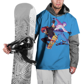 Накидка на куртку 3D с принтом На скейте в бесконечность в Петрозаводске, 100% полиэстер |  | Тематика изображения на принте: anime | japan | langa | reki | sk8 | sk8 the infinity | skate | the infinity | аниме | иероглифы | ланга | на скейте в бесконечность | реки | скейт | скейт бесконечность | скейтборд | скейтеры | япония
