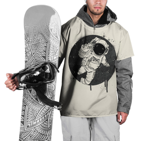 Накидка на куртку 3D с принтом Тёмный космос в Тюмени, 100% полиэстер |  | cosmonaut | граффити | космонавт | космос | рисунок | тёмный космос