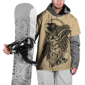 Накидка на куртку 3D с принтом русь , 100% полиэстер |  | ethnic | folk | north | runes | slav | викинги | волк | вороны | один | руны | русь | север | скандинавия | славяне | фолк | фольклор | череп | этника | этно | язычество