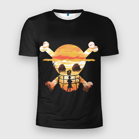 Мужская футболка 3D спортивная с принтом One piece в Белгороде, 100% полиэстер с улучшенными характеристиками | приталенный силуэт, круглая горловина, широкие плечи, сужается к линии бедра | anime | one piece | аниме | анимэ | большой куш | ван пис | король пиратов | луффи | пират | пираты | пираты соломенной шляпы | рыжий шанкс | эйтиро одо