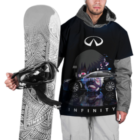 Накидка на куртку 3D с принтом Infinity Art в Тюмени, 100% полиэстер |  | art infinity | g35 | infinity | infinity car | nissan | автомобиль | инфинити | машина | тачка
