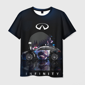 Мужская футболка 3D с принтом Infinity Art в Петрозаводске, 100% полиэфир | прямой крой, круглый вырез горловины, длина до линии бедер | Тематика изображения на принте: art infinity | g35 | infinity | infinity car | nissan | автомобиль | инфинити | машина | тачка
