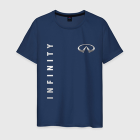 Мужская футболка хлопок с принтом Infinity for razor в Петрозаводске, 100% хлопок | прямой крой, круглый вырез горловины, длина до линии бедер, слегка спущенное плечо. | car | infinity | автомобиль | инфинити | машина | тачка | финик