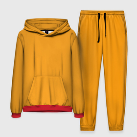 Мужской костюм 3D (с толстовкой) с принтом Цвет Шафран (без рисунка) в Новосибирске,  |  | Тематика изображения на принте: без рисунка | горчичный | желто оранжевый тон | желтый | модные цвета 2020 | оранжевый | рыжий | сочный цвет | цвет 2020 | шафран | яркие цвета