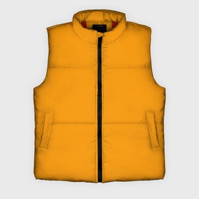 Мужской жилет утепленный 3D с принтом Цвет Шафран (без рисунка) в Белгороде,  |  | Тематика изображения на принте: без рисунка | горчичный | желто оранжевый тон | желтый | модные цвета 2020 | оранжевый | рыжий | сочный цвет | цвет 2020 | шафран | яркие цвета