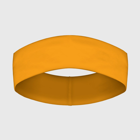 Повязка на голову 3D с принтом Цвет Шафран (без рисунка) в Санкт-Петербурге,  |  | без рисунка | горчичный | желто оранжевый тон | желтый | модные цвета 2020 | оранжевый | рыжий | сочный цвет | цвет 2020 | шафран | яркие цвета