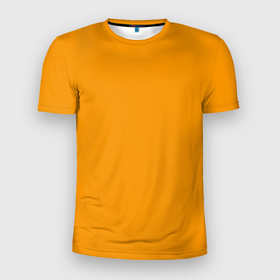 Мужская футболка 3D спортивная с принтом Цвет Шафран (без рисунка) , 100% полиэстер с улучшенными характеристиками | приталенный силуэт, круглая горловина, широкие плечи, сужается к линии бедра | Тематика изображения на принте: без рисунка | горчичный | желто оранжевый тон | желтый | модные цвета 2020 | оранжевый | рыжий | сочный цвет | цвет 2020 | шафран | яркие цвета