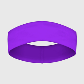 Повязка на голову 3D с принтом Фиолетовый в Курске,  |  | geometry | neon | purple | texture | один тон | однотон | текстура | фиолетовый