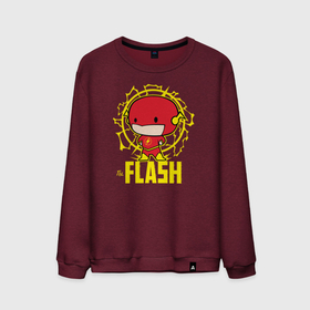 Мужской свитшот хлопок с принтом The Flash , 100% хлопок |  | barry allen | the flash | vdzabma | барри аллен | флэш