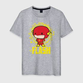 Мужская футболка хлопок с принтом The Flash в Курске, 100% хлопок | прямой крой, круглый вырез горловины, длина до линии бедер, слегка спущенное плечо. | barry allen | the flash | vdzabma | барри аллен | флэш