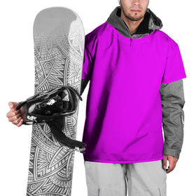 Накидка на куртку 3D с принтом Маджента (без рисунка) в Тюмени, 100% полиэстер |  | маджента | однотонный | пурпурный | розовый | фиолетовый | фуксия | цвет