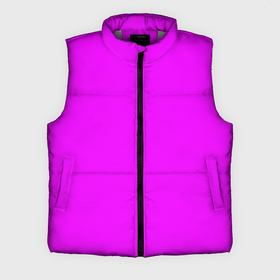 Мужской жилет утепленный 3D с принтом Маджента (без рисунка) в Тюмени,  |  | Тематика изображения на принте: маджента | однотонный | пурпурный | розовый | фиолетовый | фуксия | цвет