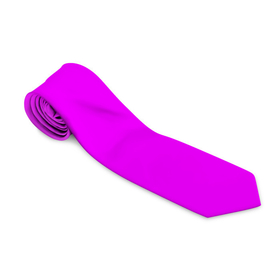 Галстук 3D с принтом Маджента (без рисунка) в Тюмени, 100% полиэстер | Длина 148 см; Плотность 150-180 г/м2 | Тематика изображения на принте: маджента | однотонный | пурпурный | розовый | фиолетовый | фуксия | цвет