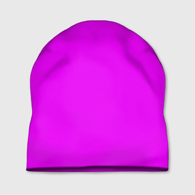 Шапка 3D с принтом Маджента (без рисунка) , 100% полиэстер | универсальный размер, печать по всей поверхности изделия | маджента | однотонный | пурпурный | розовый | фиолетовый | фуксия | цвет