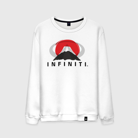 Мужской свитшот хлопок с принтом Infiniti в Белгороде, 100% хлопок |  | infiniti | авто | горафудзияма | инфинити | лого