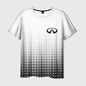 Мужская футболка 3D с принтом Infiniti в Кировске, 100% полиэфир | прямой крой, круглый вырез горловины, длина до линии бедер | auto | avto | finik | infiniti | infiniti qx | infinity | qx70 | qx80 | авто | инфинити | финик