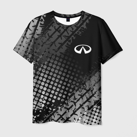 Мужская футболка 3D с принтом Infiniti , 100% полиэфир | прямой крой, круглый вырез горловины, длина до линии бедер | auto | avto | finik | infiniti | infiniti qx | infinity | qx70 | qx80 | авто | инфинити | финик