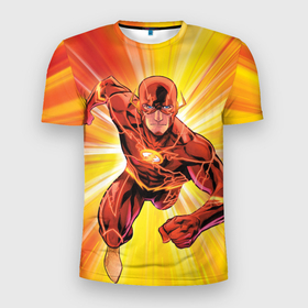 Мужская футболка 3D спортивная с принтом The Flash , 100% полиэстер с улучшенными характеристиками | приталенный силуэт, круглая горловина, широкие плечи, сужается к линии бедра | barry allen | the flash | vdzabma | барри аллен | флэш