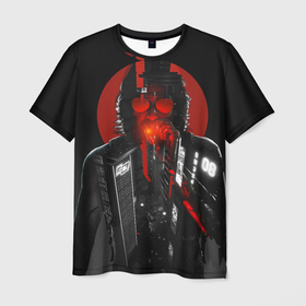 Мужская футболка 3D с принтом Cyberpunk 2077 | Джонни в Рязани, 100% полиэфир | прямой крой, круглый вырез горловины, длина до линии бедер | cyberpunk | cyberpunk 2077 | johnny silverhand | джонни сильверхенд | киберпанк | киберпанк 2077
