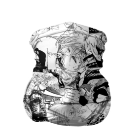 Бандана-труба 3D с принтом Бан в Новосибирске, 100% полиэстер, ткань с особыми свойствами — Activecool | плотность 150‒180 г/м2; хорошо тянется, но сохраняет форму | ban | nanatsu no taizai | аниме | бан | гаутер | грехи | диана | кинг | манга | мелиодас | мерлин | эсканор