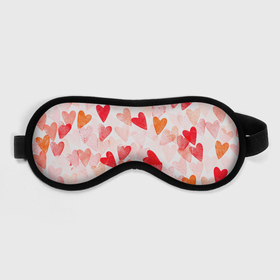 Маска для сна 3D с принтом Ванильные сердечки в Тюмени, внешний слой — 100% полиэфир, внутренний слой — 100% хлопок, между ними — поролон |  | 14 февраля | 8 марта | love | девочки | день святого валентина | женская | любовь | подружке | сердечки