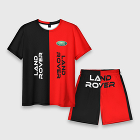 Мужской костюм с шортами 3D с принтом Range Rover в Белгороде,  |  | auto | blac | black and red | land rover | land rover car | land rover logo | land rover print | range rover | авто | автомобиль ланд ровер | красный | ланд ровер | лого ланд ровер | надпись ланд ровер | принт ланд ровер | черный | черный и 