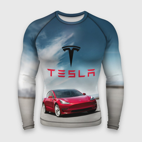 Мужской рашгард 3D с принтом Tesla Model 3 в Тюмени,  |  | 3 | america | auto | car | electric | elon | model | motors | musk | tesla | usa | vehicle | авто | америка | илон | маск | модель | сша | тесла | электромобиль