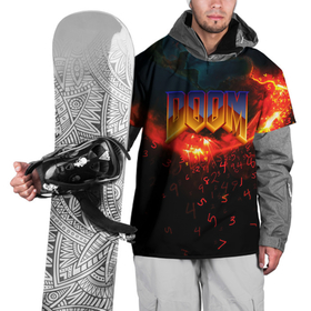 Накидка на куртку 3D с принтом DOOM MARS в Екатеринбурге, 100% полиэстер |  | Тематика изображения на принте: doom | doom eternal | game | tegunvteg | демоны | дум | думгай | игры | марс | планета