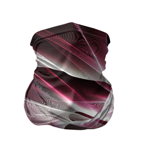 Бандана-труба 3D с принтом Абстракция в Курске, 100% полиэстер, ткань с особыми свойствами — Activecool | плотность 150‒180 г/м2; хорошо тянется, но сохраняет форму | абстракция | белый | красный | малиновый | сеть | черный