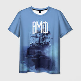 Мужская футболка 3D с принтом ВМФ в Белгороде, 100% полиэфир | прямой крой, круглый вырез горловины, длина до линии бедер | 23 февраля | army | military | soldier | альфа | армия | вмф | вмф рф | день защитника отечества | милитари | морской флот | солдат | флот