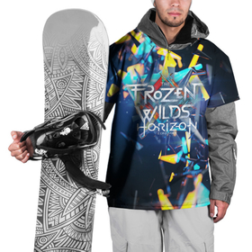 Накидка на куртку 3D с принтом HORIZON ZERO DAWN в Петрозаводске, 100% полиэстер |  | aloy | digital art | fantasy | horizon: zero dawn | landscape | tallneck | tegunvteg | weapon
