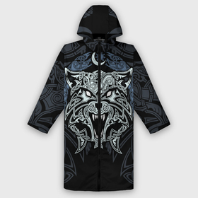 Дождевик унисекс 3D с принтом Фенрир в городе Новоалтайск,  |  | braid | celtic | fernier | ornament | pattern | sacred signs | scandinavian | wolf | волк | кельтский | орнамент | плетенка | сакральные знаки | скандинавский | узор | фернир