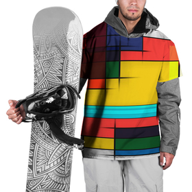 Накидка на куртку 3D с принтом абстрактные фигуры цвета в Новосибирске, 100% полиэстер |  | абстракция | геометрия | краски | кубизм | линии | под все | прямоугольники | современное искусство | текстуры | тренды | фигуры | цвета | яркий