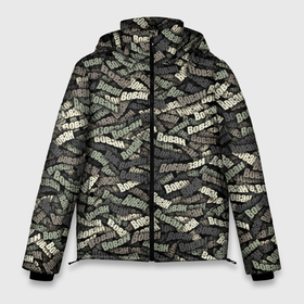 Мужская зимняя куртка 3D с принтом Камуфляж - Вован в Курске, верх — 100% полиэстер; подкладка — 100% полиэстер; утеплитель — 100% полиэстер | длина ниже бедра, свободный силуэт Оверсайз. Есть воротник-стойка, отстегивающийся капюшон и ветрозащитная планка. 

Боковые карманы с листочкой на кнопках и внутренний карман на молнии. | Тематика изображения на принте: 23 февраля | армия | владимир | вова | вован | именной | имя | камо | камуфляж | милитари | паттерн | слова | узор | хаки