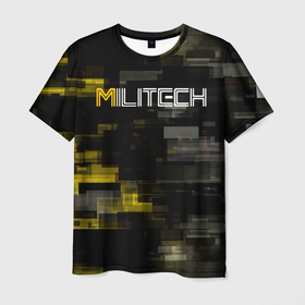 Мужская футболка 3D с принтом MILITECH камуфляж Cyberpunk 2077 в Белгороде, 100% полиэфир | прямой крой, круглый вырез горловины, длина до линии бедер | cyberpunk 2077 | hacker | maelstrom | militech | quadra | samurai | sci fi | technology | trauma team | v | будущее | игра | иероглифы | киану ривз | кибер | киберпанк | киборг | киборги | корпорация | лого | милитек | панк | роботы | самурай | т