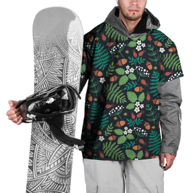 Накидка на куртку 3D с принтом Лесные листочки цветочки в Кировске, 100% полиэстер |  | Тематика изображения на принте: для дачника | для туриста | лесные | летние | летняя | с летним принтом | с листочками | с цветочками