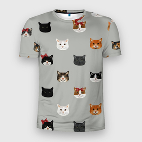 Мужская футболка 3D спортивная с принтом Кошечки в Екатеринбурге, 100% полиэстер с улучшенными характеристиками | приталенный силуэт, круглая горловина, широкие плечи, сужается к линии бедра | cat | cats | cosmos | kitten | mem | memes | rose | roses | глаза | глазки | киска | космос | кот | котёнок | котик | котики | котэ | котята | кошак | кошка | кошки | красивая | мем | мемчики | милая | прикольная | розы | светлая