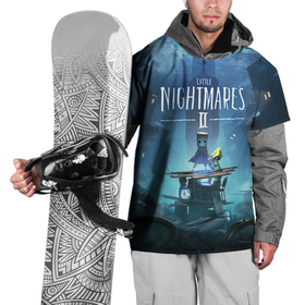 Накидка на куртку 3D с принтом Little Nightmares 2 в Курске, 100% полиэстер |  | mono | six | игры | моно | постер | шестерка