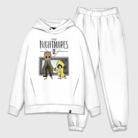Мужской костюм хлопок OVERSIZE с принтом Little Nightmares 2 в Курске,  |  | little nightmares | игра | страшилка | страшная игра | ужас | хоррор