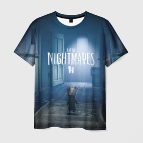 Мужская футболка 3D с принтом Little Nightmares II , 100% полиэфир | прямой крой, круглый вырез горловины, длина до линии бедер | games | little nightmares | playstation | игра | мрачный | персонаж игры | человечек